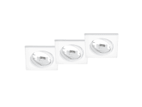 Trio Vstavané svietidlo Jura 3 x GU10, biela matná 80 x 80 x 70 mm