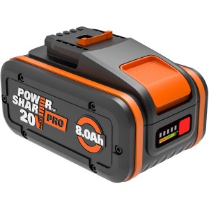 Worx PowerShare Pro WA3648 batéria, 20 V, 8.0 Ah pre elektrické náradie.