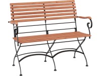 Skladacie záhradné lavice Montgomery, olej. akáciové drevo, 88,5 x 110 x 52,5 cm