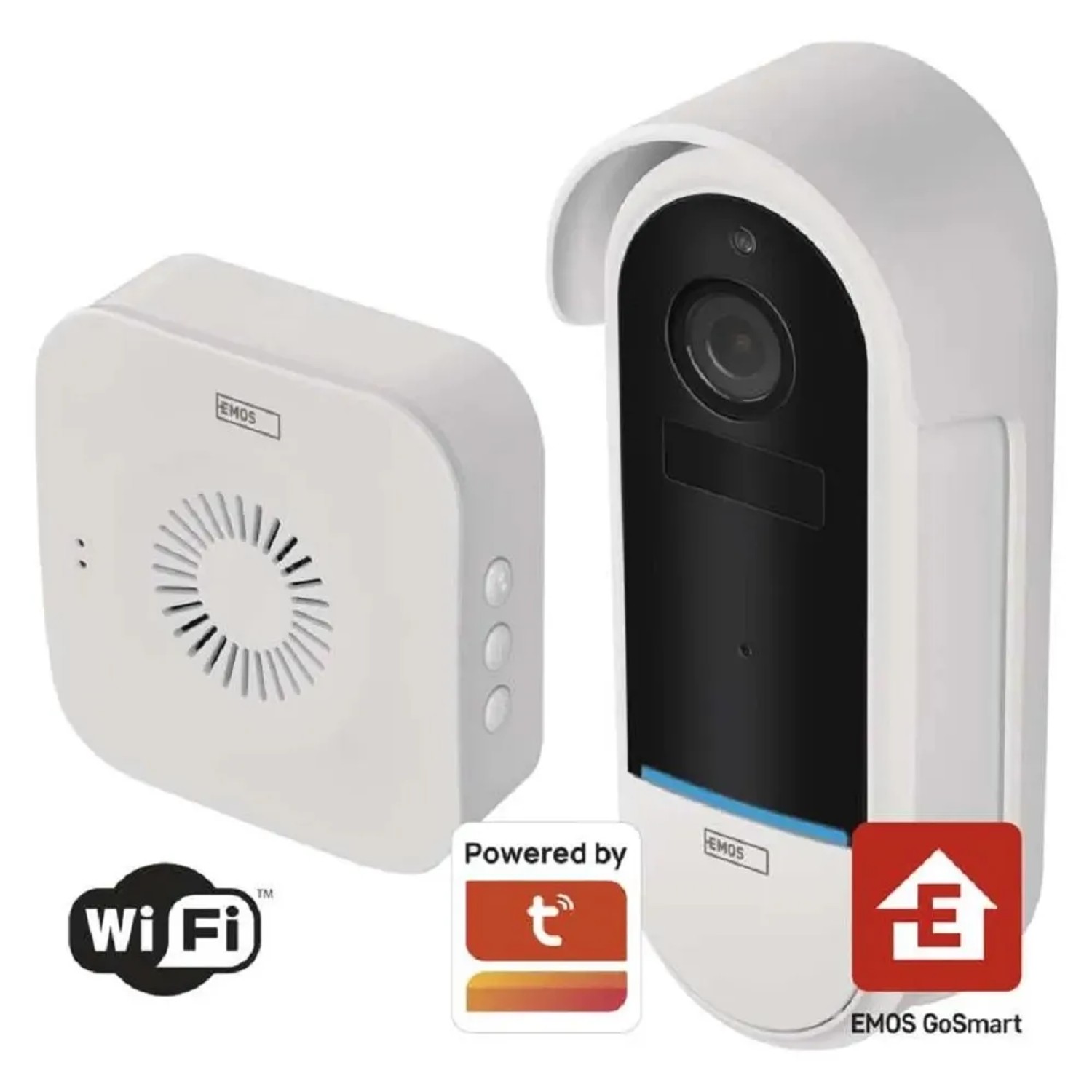 E-shop EMOS GoSmart Domový bezdrôtový batériový videozvonček IP-15S s Wi-Fi