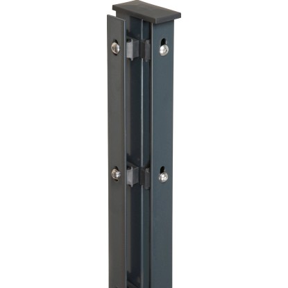 Rohové stĺpiky s dvomi plochými krycími lištami 120 cm antracitové