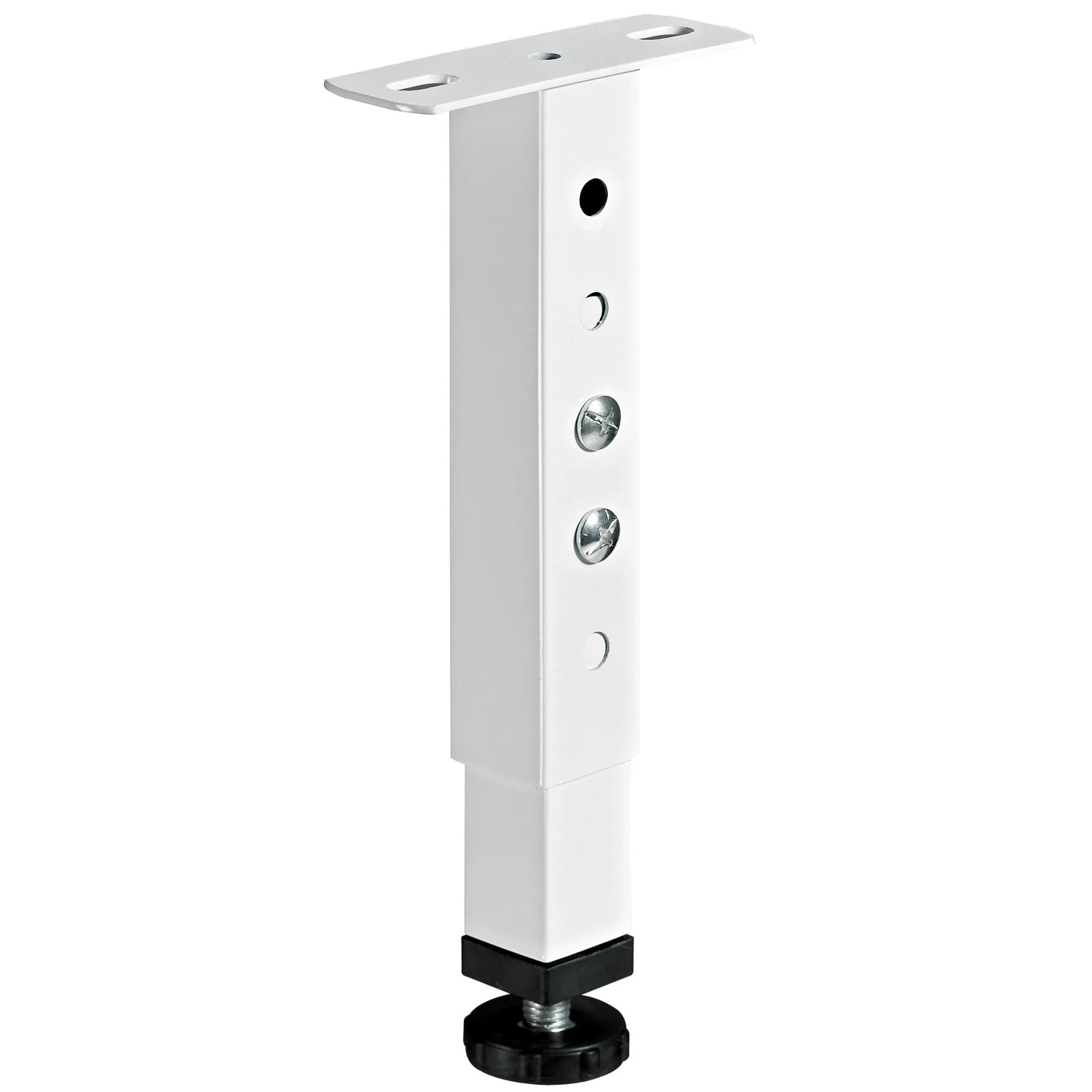 E-shop Hettich Noha na posteľ 36 x 35 x 200 - 300 mm biela
