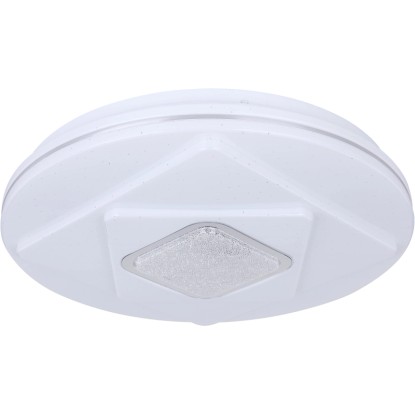 GLOBO Stropné LED svietidlo Tossi kov biele