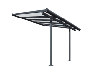 Palram Záhradná hliníková pergola Sierra 3000, 3 x 3 m antracitová
