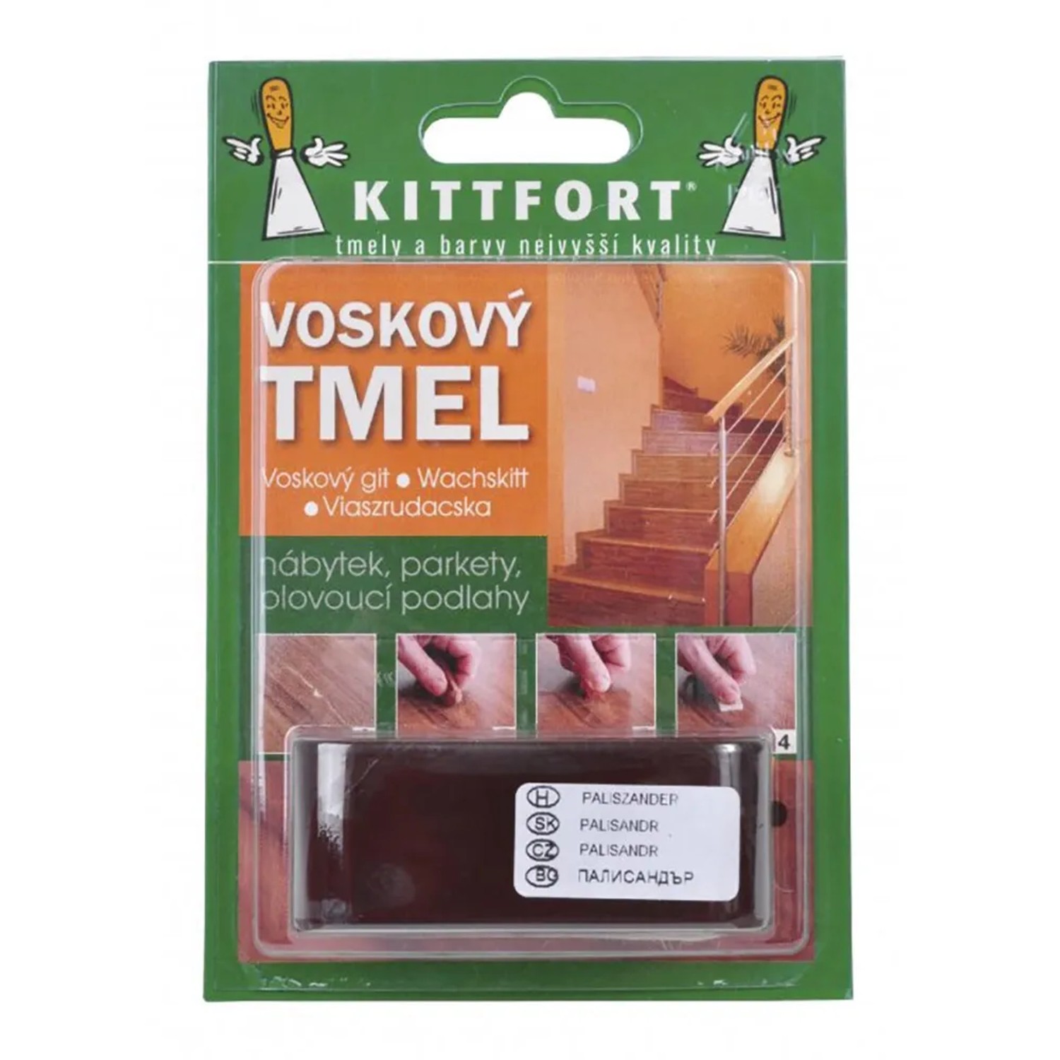 E-shop Kittfort Voskový tmel Profi palisander 12 g