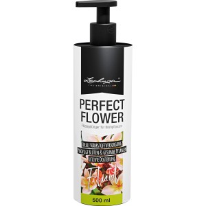Lechuza Perfect Flower tekuté hnojivo, 500ml fľaša s dávkovacou pumpičkou pre kvitnúce rastliny.