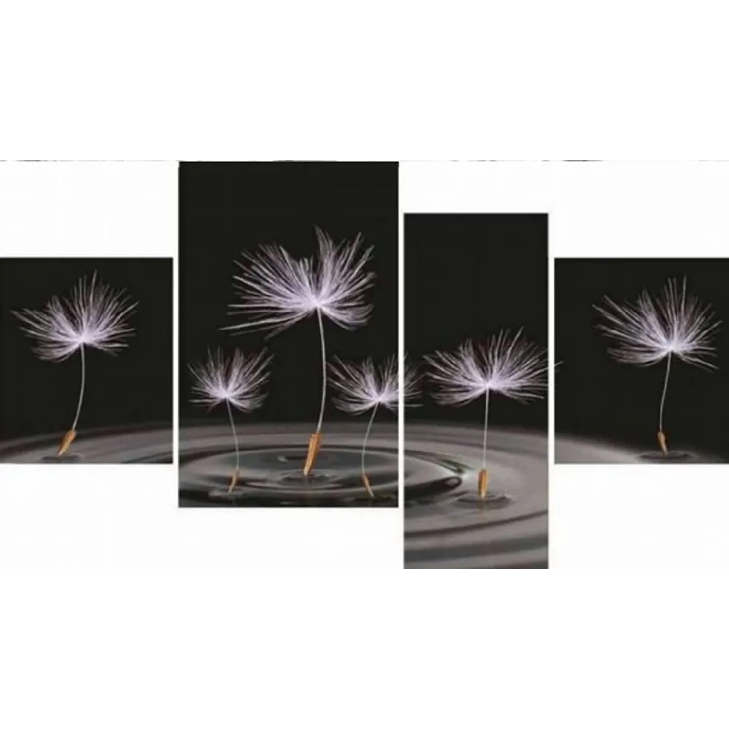 E-shop Bondecor 4dielna súprava obrazov Style 70 x 100 cm