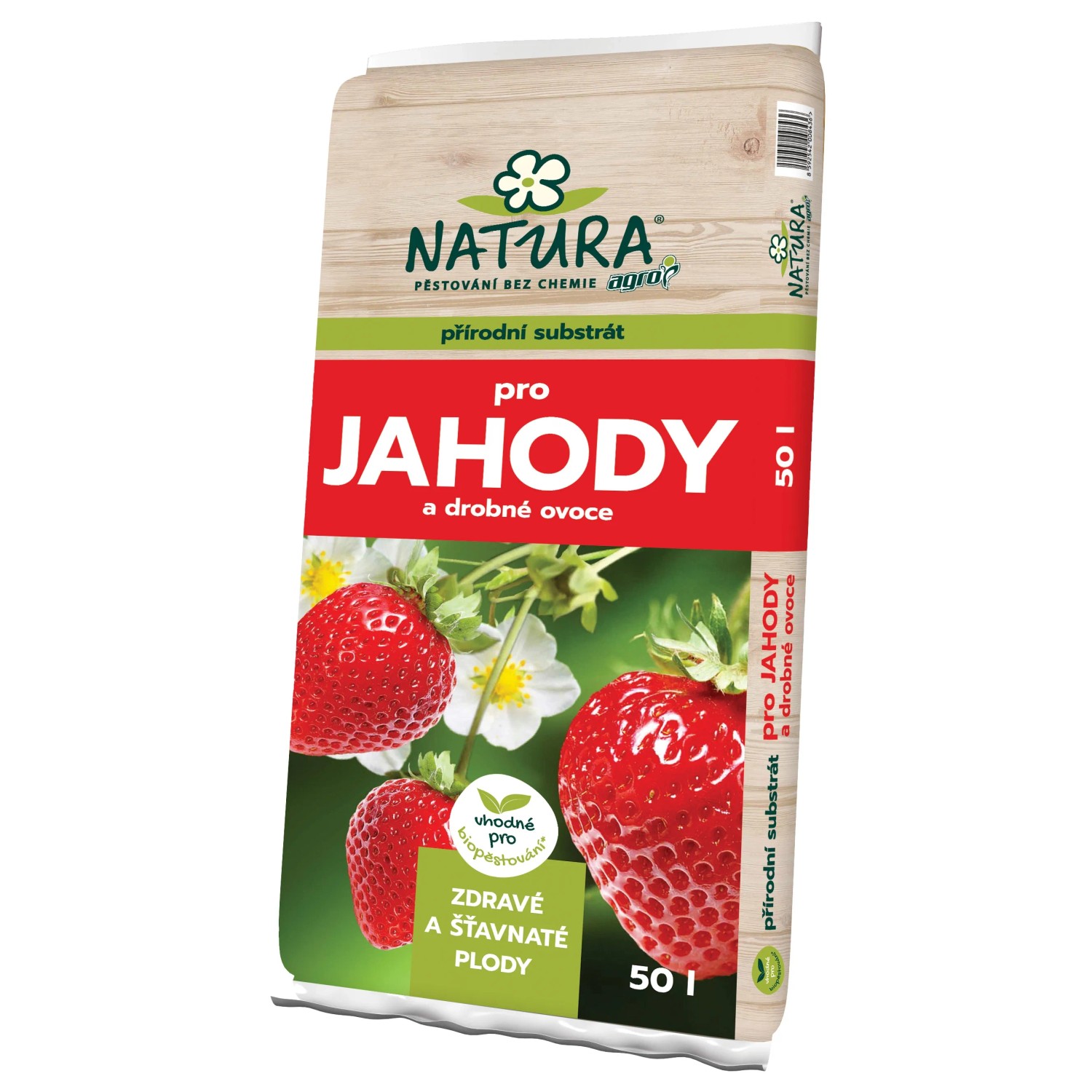 E-shop NATURA Prírodný substrát pre jahody a drobné ovocie 50 l