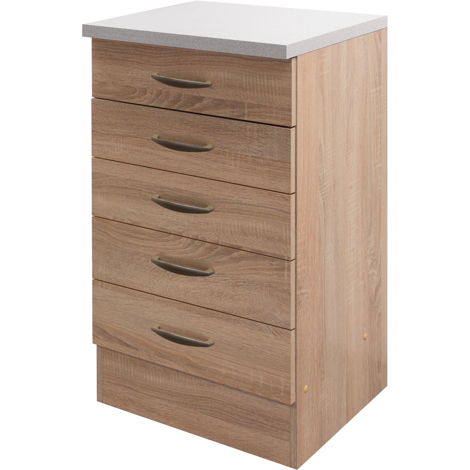 E-shop Flex-Well Kuchynská skrinka Oslo 50 spodná, zásuvky, 50 x 85 x 47 cm