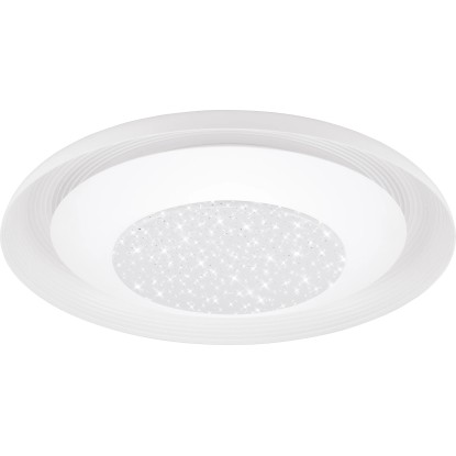 Stropné LED svietidlo Fiano priemer 49,5 cm biele