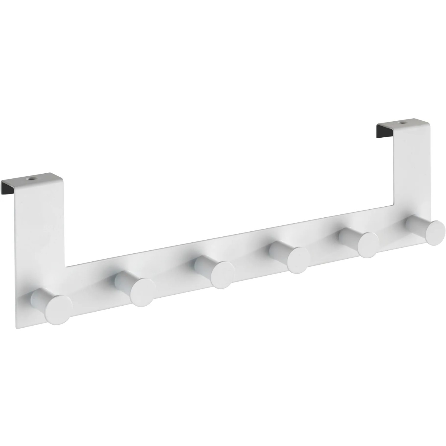 E-shop Wenko Vešiak na dvere Celano, 6 háčikov, biela 39 x 11 x 5,5 cm