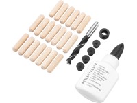 LUX-TOOLS Súprava na kolíkovanie (pr. 6 mm) s lepidlom