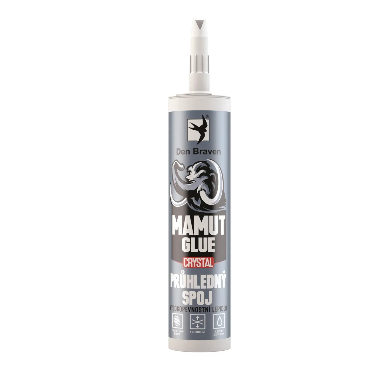 E-shop Den Braven Lepidlo MAMUT GLUE CRYSTAL transparentné 290 ml