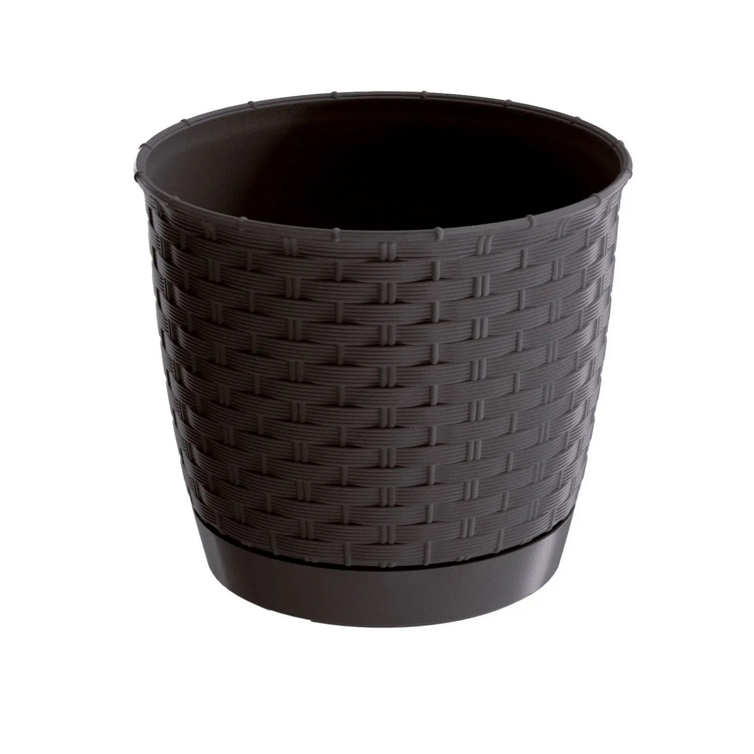 E-shop Prosperplast Kvetináč Ratolla Round 14,5 cm, umbra