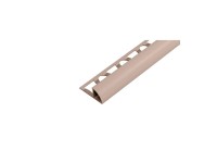 Ukončovací a rohová lišta oblá, PVC, bahama, 8 mm/2,5 m