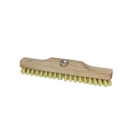 LUX-TOOLS Kefa 30 cm drevená syntetické štetiny kovový závit