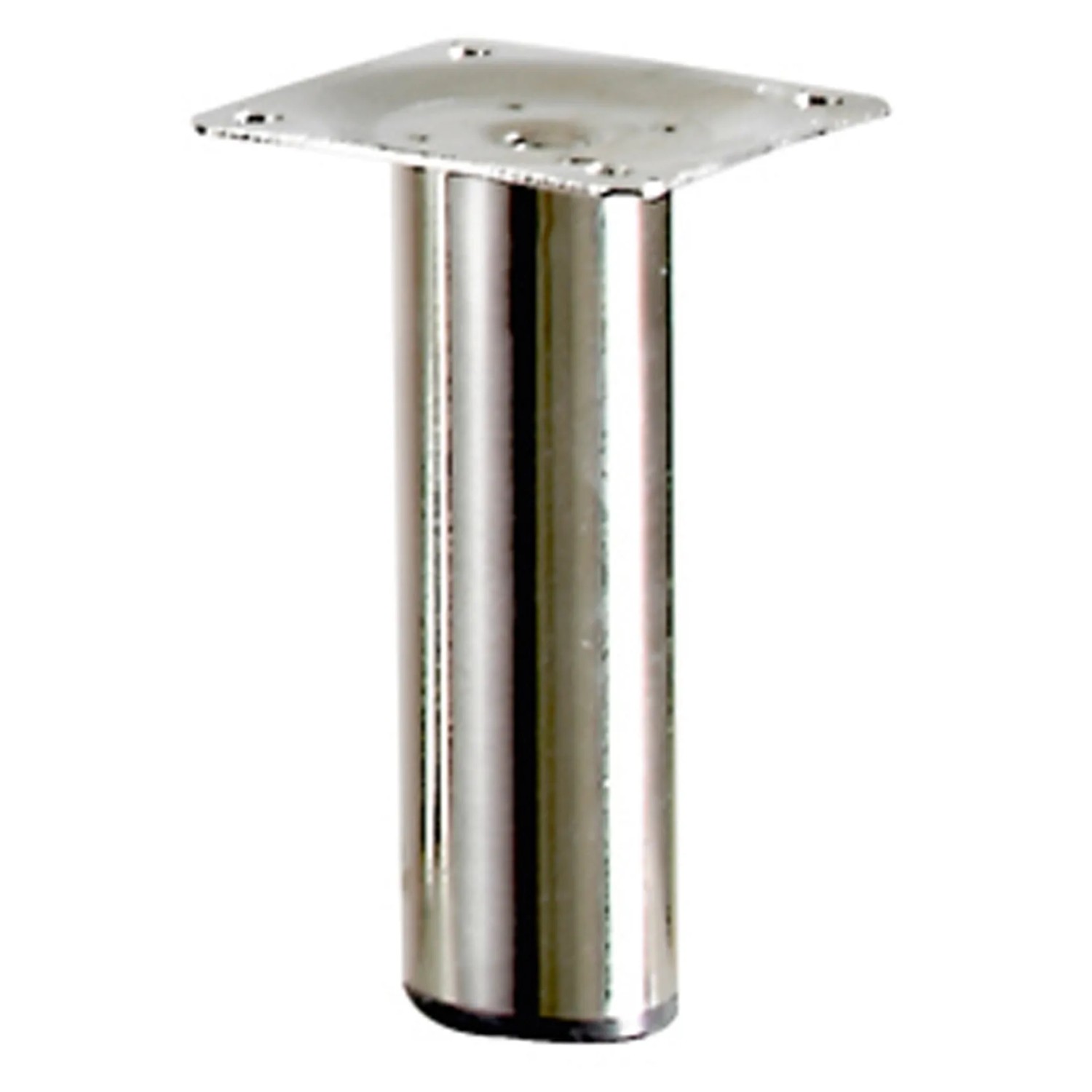 E-shop Hettich Nábytková noha guľatá, nerez, pr. 30 mm x 100 mm