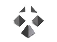 Kaindl Súprava rohov a koncoviek na lišty k pracovnej doske 2164 antracitová