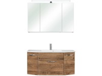 Pelipal Kúpeľ. nábytok Zoey - umýv. + skrinka + zr. skriňa., dub Ribbeck, 112 cm
