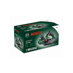 Balenie elektrického hoblíka Bosch PHO 2000 na hobľovanie.