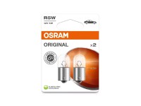 OSRAM Pomocná autožiarovka Original s kovovou päticou R5W, 12V, 2 ks (BLI ECO)