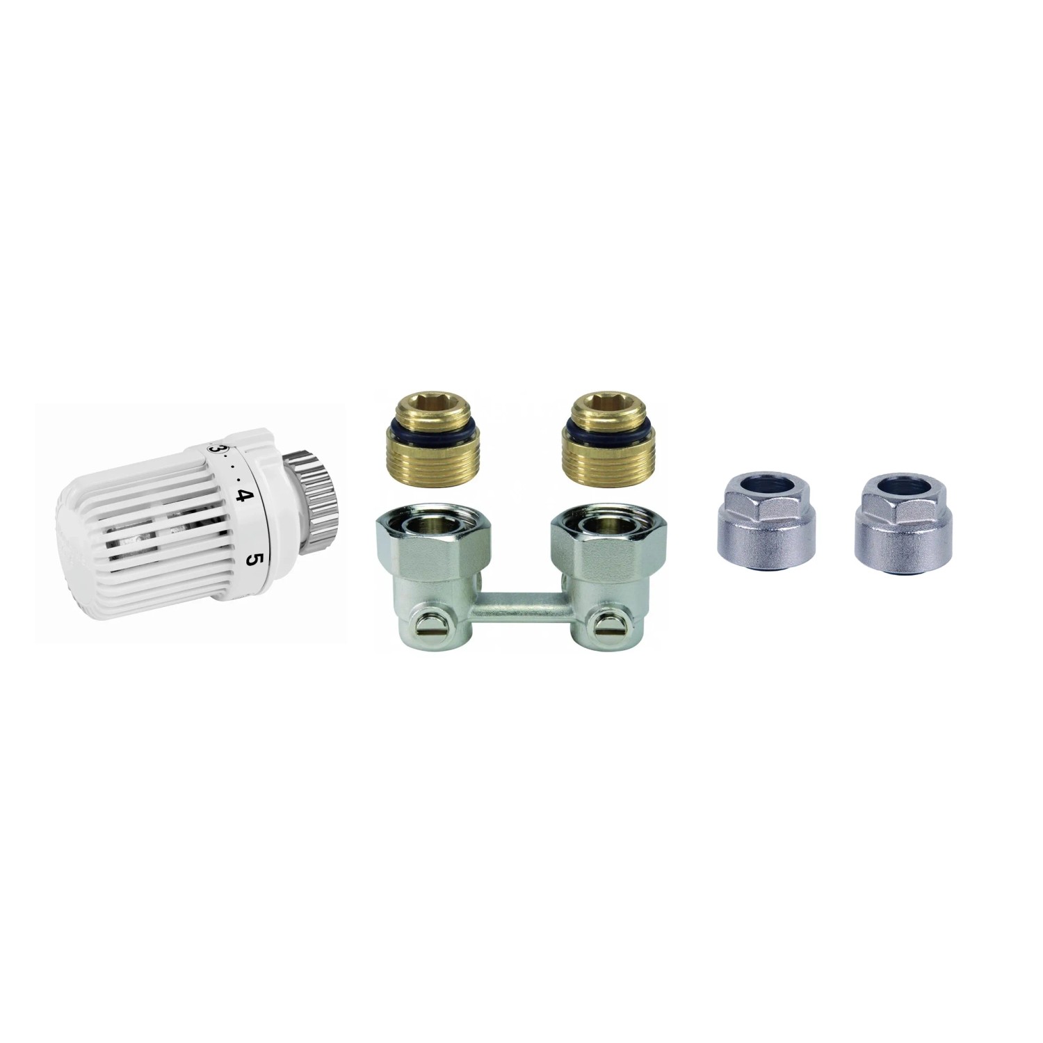 E-shop Honeywell Home Termostatická hlavica VK set rohový Cu 15