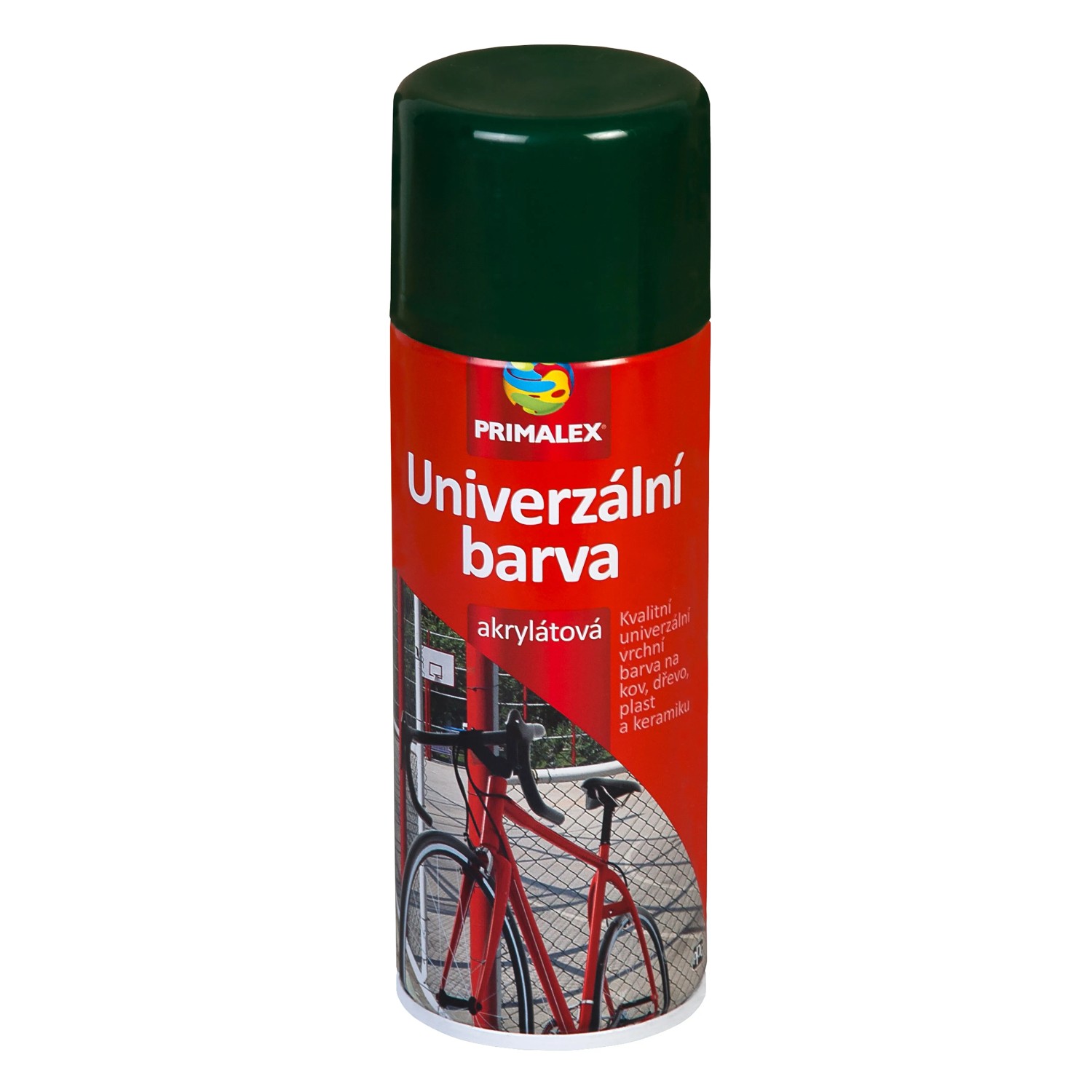 E-shop PRIMALEX Univerzálna farba v spreji RAL 6005 machová zelená 400 ml