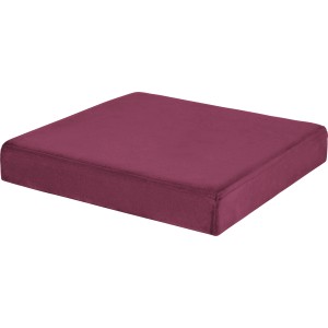 Magenta skladacia stolička Dark Wonder, 38x38x38 cm, zamatový vzhľad, ideálna ako sedadlo a úložný priestor.