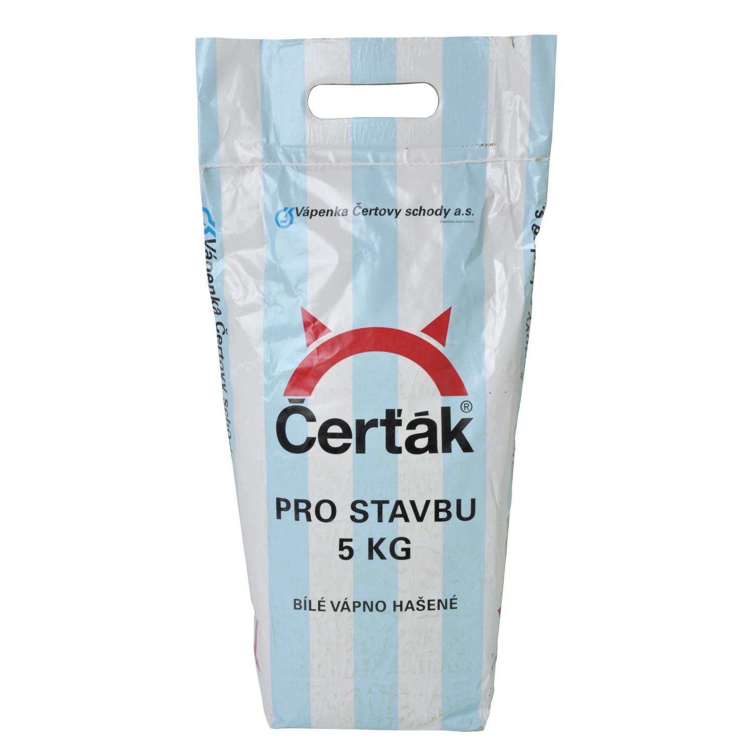 E-shop Čerťák Hasené biele vápno pre stavbu, 5 kg