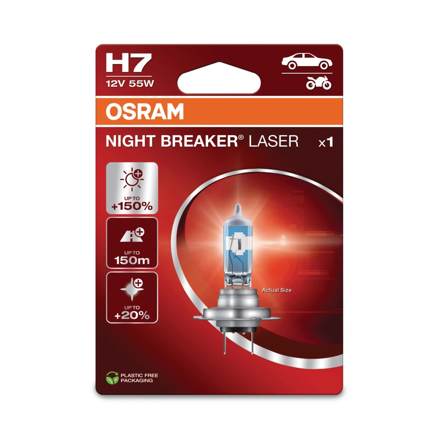 E-shop OSRAM Autožiarovka Night Breaker Laser (Next Gen) H7, 55W, 12V, 1 ks (BLI ECO)