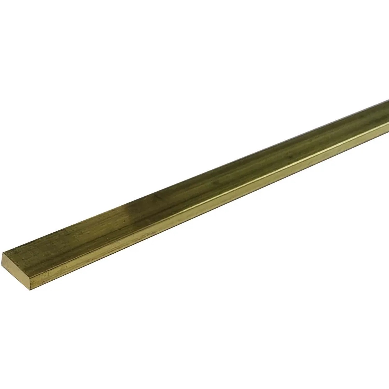 E-shop Arcansas Plochý profil z prírodnej mosadze 15 x 2 x 1000 mm