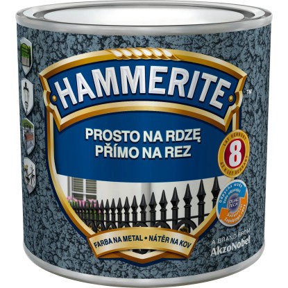 Hammerite Priamo na hrdzu farba na železné kovy kladivková medená 0,25 l
