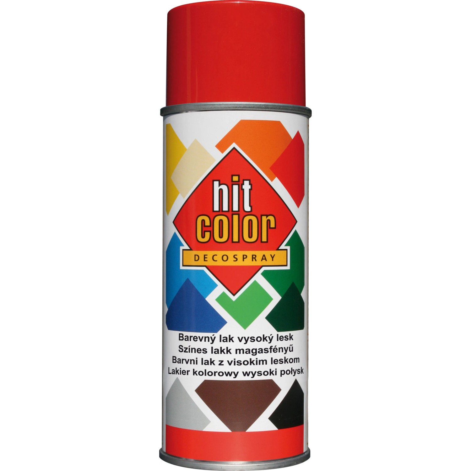 E-shop hitcolor Dekoratívny lak v spreji vysoký lesk RAL 3000 ohnivo červený 400 ml