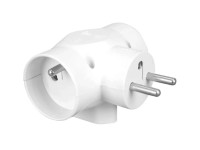 REV Ritter Trojitá rozbočovacia zásuvka RW 2-1 biela