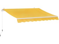 Tkanina na markízy 3 m x 2 m žltá