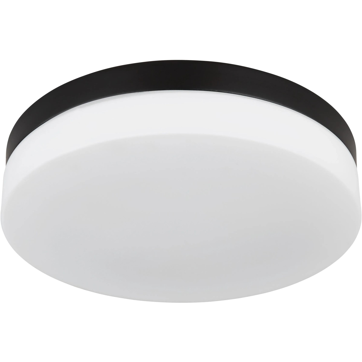 E-shop GLOBO Vonkajšie svietidlo VRANOS čierna/opálová E27 60 W pr. 300 x 65 mm