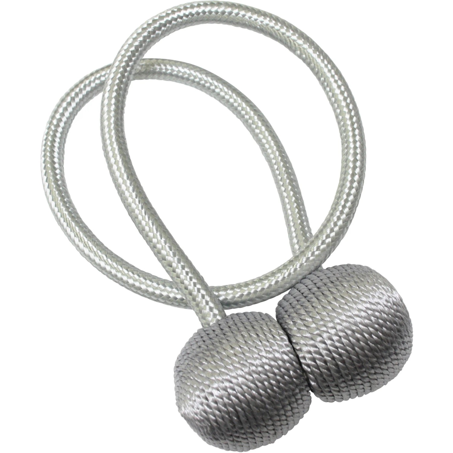 E-shop Gardinia Riasiaca spona Flex-S s magnetom, strieborná, 2 ks