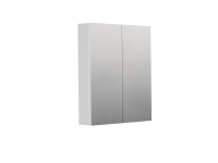 INTEDOOR Zrkadlová skriňa BEE, 2 dvere, el. zásuvka, IP44, š. 60cm, biela mat