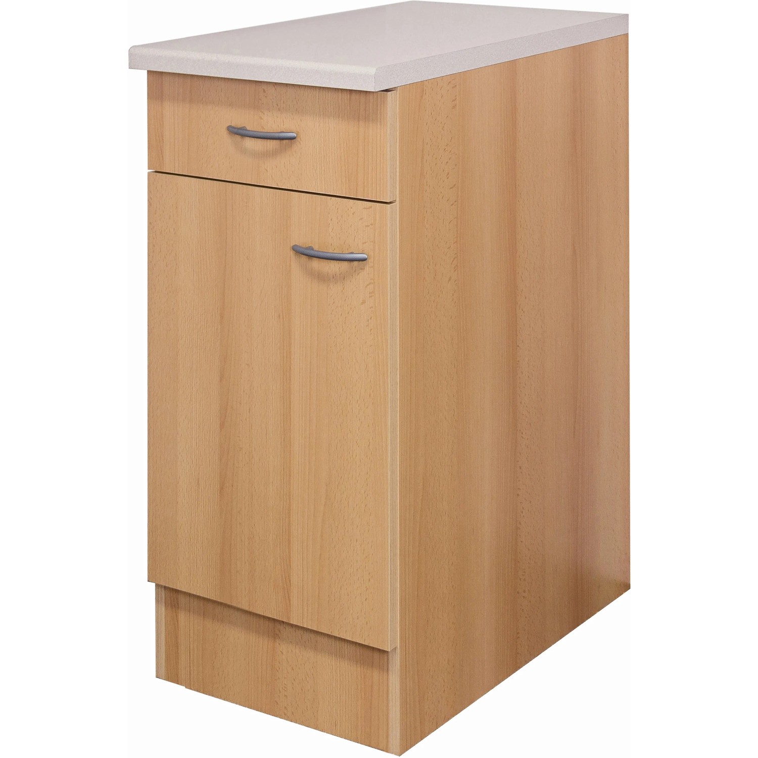 E-shop Flex-Well Kuchynská skrinka Nano spodná, zásuvky + dvierka, 40 x 85 x 57,1 cm