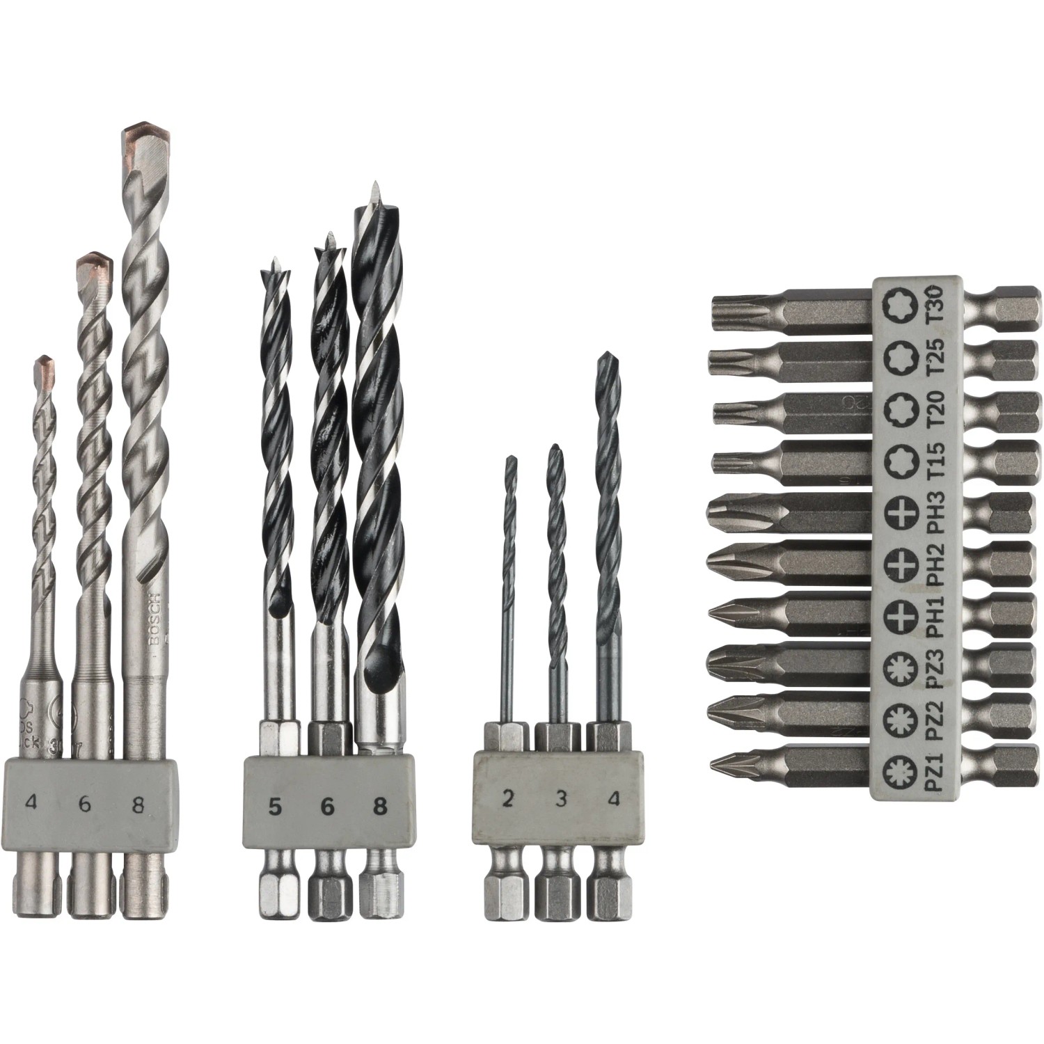 E-shop Bosch Súprava vrtákov Uneo DIY Mixed-Set, 19 ks