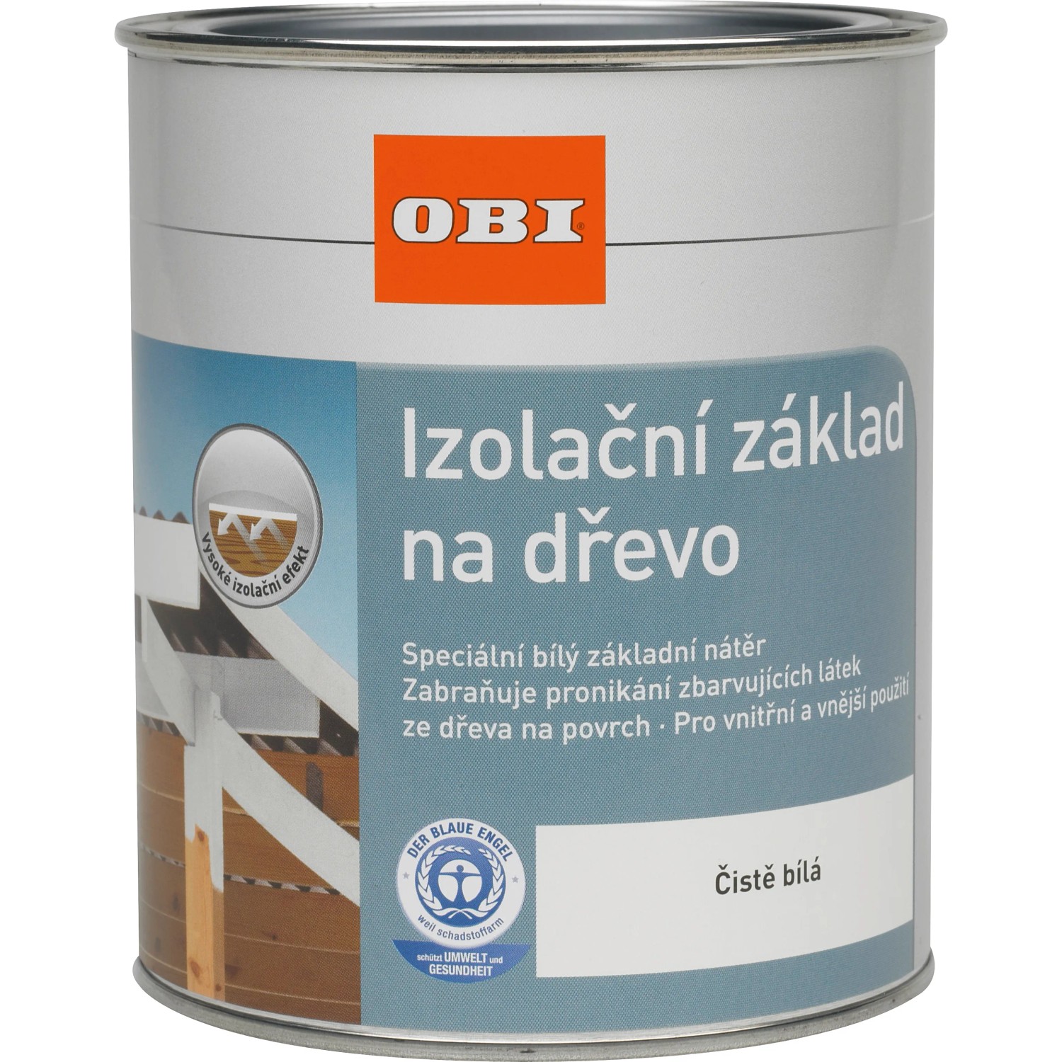E-shop OBI Izolačný základ na drevo biely 2,5 l