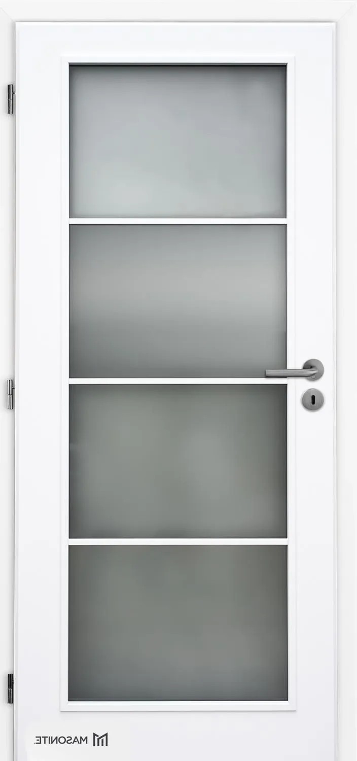 Doornite Interiérové dvere Dakota sklo 4/4, biela, 80 L