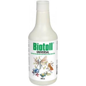Biotoll Universal insekticíd v bielej fľaši, 500 ml.