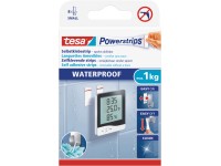 tesa Samolepiace háčiky Powerstrips vodeodolné plastové malé, 8 ks