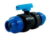 PVC ventil guľový, 40 mm