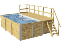 Weka Nadzemný bazén 595 mozaikový modrý, 500 x 315 x 203 cm