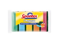 Spontex Megamax hubička, antibakteriálna, 5 ks