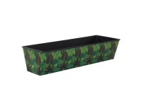 A.H.G. Hrantík Flora so zlatými detailmi, zelená, 51 x 18 x 10,5 cm