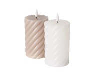 Boltze Home LED sviečka Wrap rôzne farby pr. 7,5 x 12,5 cm, 1 ks