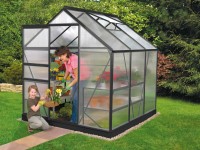 Vitavia Skleník Venus 2500 HKP 4 mm, čierna, 195 x 131 cm, 2,5 m2